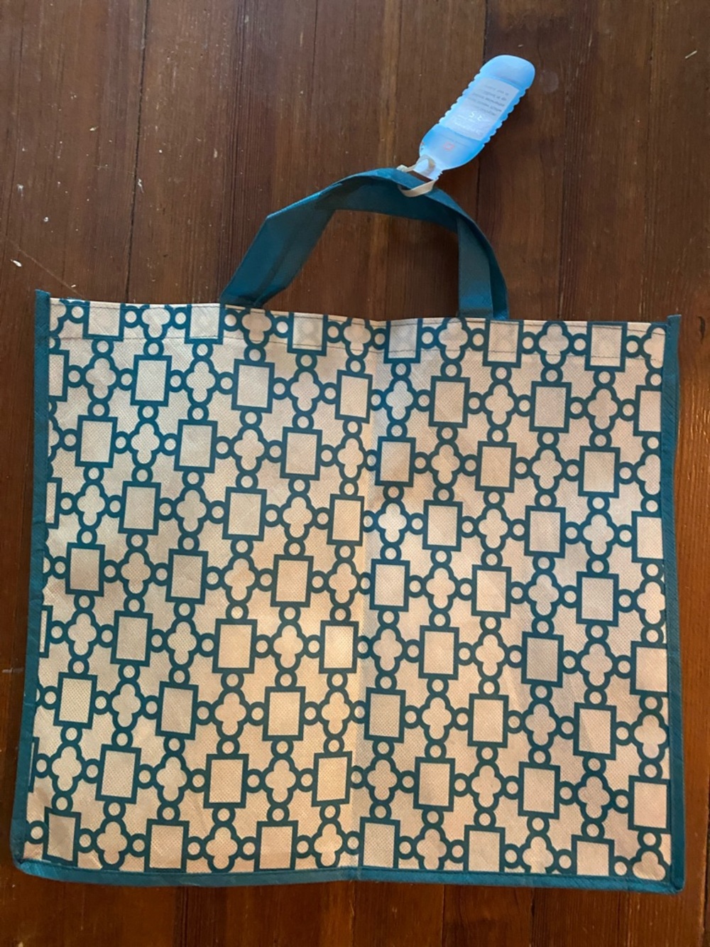 English Heritage Eco Bag Reusable Shopping Tote geometric pattern new with tags